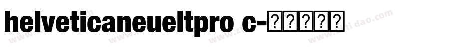 helveticaneueltpro c字体转换
